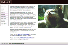 Tablet Screenshot of animalewine.com